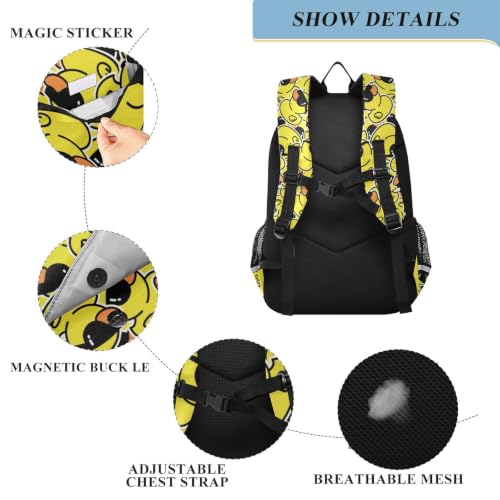 Kids Backpack Elementary Middle School Bags for Boys Girls | Travel, Daypack, Lightweight, Waterproof, with Reflective Strip - color: Multi 21