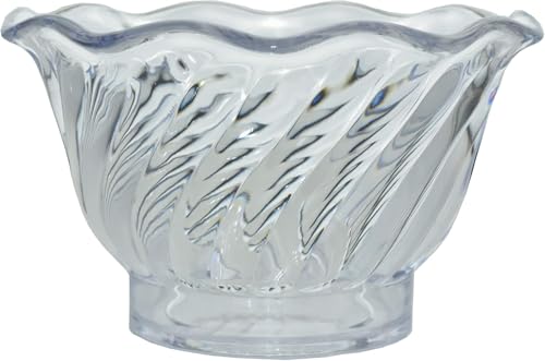 Replacement Jelly Cup for Cauff Oriole Feeder, 5 Ounce, Clear Plastic Bowl Insert (2)