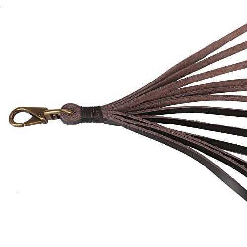Leather Hunting Accessories Game Strap Dove Bird Duck Carrier Hanger Tote | Hands-Free Carry, Hanger Hook For Belt Or Hunting Pack, 12 Metal-Ringed Loops For Quail, Grouse,Waterfowl, Adjustable Strap