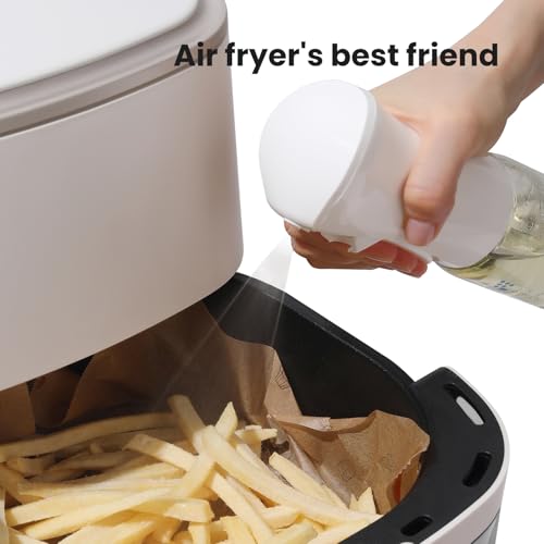 Oil Sprayer 150ml glass bottle. Upgraded Version.Fine Mist Spray Bottle for Air Fryer, Olive Oil, Avocado Oil, Healthy Nonstick Frying, Commercial & Home Kitchen Use (PS635) - style: PS635