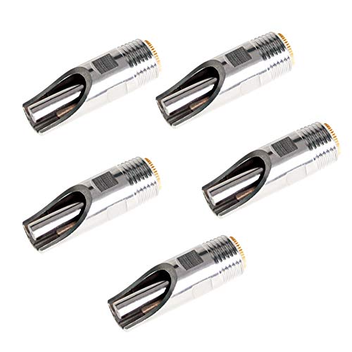 Beduan 1/2" NPT Pig Nipple Water Feeder Stainless Steel Automatic Water Drinker for Pigs (Pack of 5) - size: Pack of 5