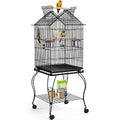 Yaheetech 57" Open Top Bird Cage with Detachable Rolling Stand & Storage Shelf, Parrot Cage for Cockatiels, Quaker, Conures, Caique & Small to Medium Parrots