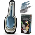 Ice Cube Scoop Plastic Set of 5, Plastic Measuring Scoops for Dry Goods, Ice Cubes & Coffee Beans, Measure Scoops for Canisters, Plastic Scoops for Dog Food BPA-Free, Stackable for Easy Storage - size: Pack of 5