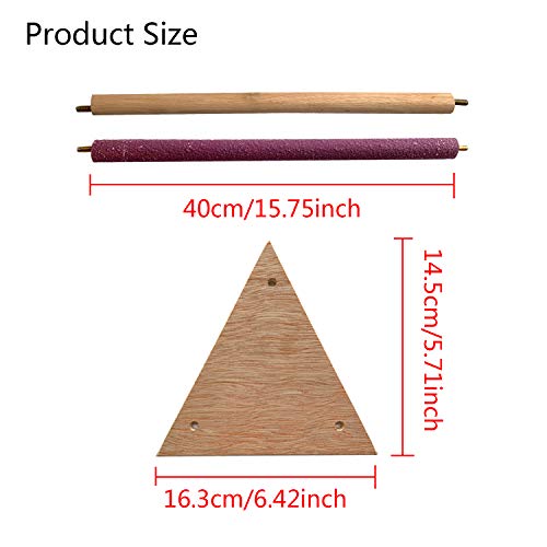 Chicken Perch Chick Wood Stand for Hens Handmade Chicken Swing Bird Perch Stand Toy for Hens Roosters Large Bird Parrot Macaw