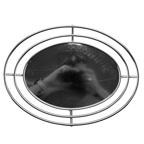 G.E.T. 4-83850 11.25" x 8.25" Stainless Steel Oval Basket with Raised Solid Bottom, Clipper Mill (Qty,1) | Dishwasher safe, Slim, Restaurant service, Great for Sandwiches, Fries, Appetizers and Table Service - color: Stainless Steel, size: 11.25" x 8.25",