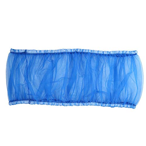 Hakeeta Bird Cage Skirt, Mesh Bird Seed Catcher, Birds Cage Airy Net Cover, Soft Nylon Ventilated Skirt Traps Cage Basket Seed Guard Parrot with Adjustable Drawstring.(Large Size-XL(Blue) - color: Blue