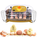 24 Egg Incubator with Automatic Turner, Thermometer seat and Humidity Control - Perfect for Hatching Chicken, Includes Egg Candler and Nesting Pads for Chicken coop