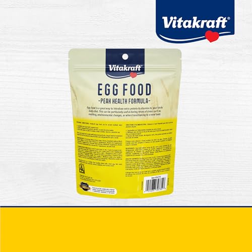 Vitakraft VitaSmart Egg Food for Birds - Daily Supplement for Parrots, Parakeets, Cockatiels, and Canaries - Bird Calcium Supplement 1.1 Pound (Pack of 1) - size: 1.1 Pound (Pack of 1)