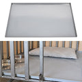 47x29.13x1 Replacement Tray for Dog Crate, Galvanized, Chew-Proof and Crack-Proof Dog Kennel Tray Replacement - size: 47"L x 29.13"W x 1"H