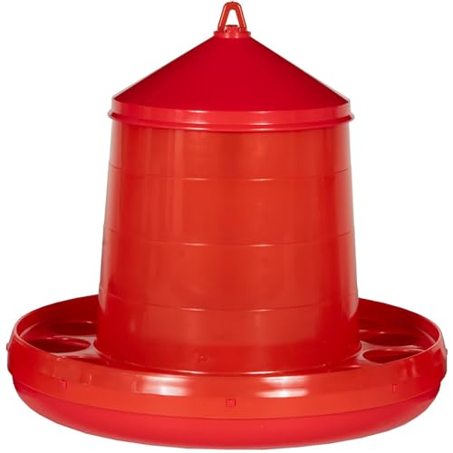 Premier 1 Poultry Tower Feeder – 26 lb, for Chickens, Ducks & Turkeys | Semi-transparent for at-a-glance feed monitoring. No need to remove top to check level. - style: 26 lb