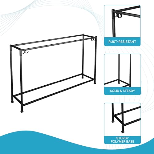 55 Gallon Double Aquarium Stand (2 Stands in 1), Fish Tank Stand, Bird Cage Stand, 50.5" W x 32" H x 13" D