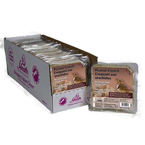 Heath Outdoor Products DD18-10, Peanut Crunch Suet Cake - 10 Pack