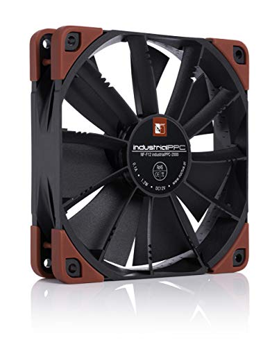 Noctua NF-F12 iPPC-2000, High-Performance Industrial Fan 120mm | Heavy Duty High Airflow 25mm Thick Fan, for Demanding Applications, 2000rpm 3-Pin