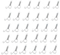 30 Pcs Pet Cage Door Latch Spring Hook Quail Cage Clips for Wire Cages - Fixing Small Animal, Rabbit, Dog, Cat, Parrot, Guinea Pig, Squirrel