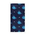 senya Cute Blue Whales Hand Towel Ultra Soft Luxury Towels for Bathroom 30"x15" - color: Multi 3