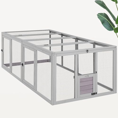 Large Chicken Coop Run Extension-Durable Chicken Enclosure for Chicks, Ducks, Rabbits(20.73 Ft²)