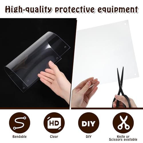 16 Pcs Rabbit Cage Urine Guard 10.2'' x 8.3'' Plastic Pet Splash Guard Panels Liner Protection Clear Edge Liner Guinea Pig Side Lining Habitat Siding Cage Protector