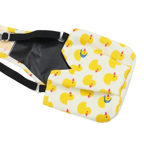 BestParts 2pcs Adjustable Waterproof Diapers for Pet Goose Duck Chicken M | 2pcs Adjustable Waterproof Reusable Diapers for Farm Pet Goose Duck Chicken Sliding Version Yellow + Pink M(1.68-4.37pounds) - size: M(1.68-4.37pounds)