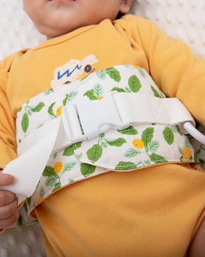 Changing Pad Strap & Changing Table Strap, Baby Safety Belt, Green | Soft, Adjustable, Safety Secure Anti-Escape for Infants 0-24M. Easy-Clean, Comfortable & Portable - color: Green/Yellow
