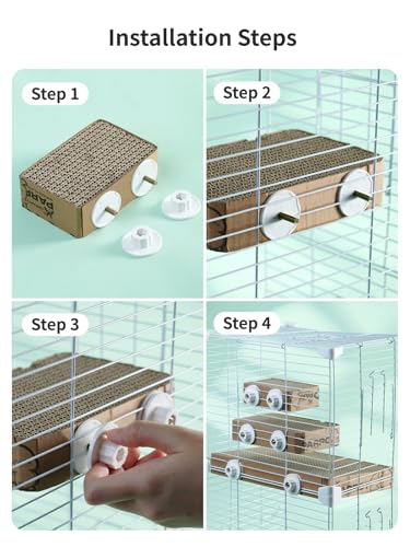 7.3 Inch Paper Bird Toys, Bird Platform, Parrot Toy, Help Birds Clean Beak, Release Stress, Reduce Boredom - Suitable for Budgie, Cockatiel, Lovebird, and Other Small to Medium-Sized Pet Birds - size: M
