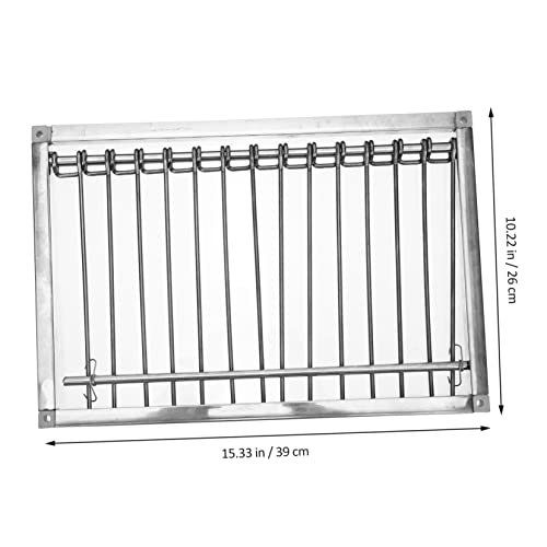 Steel Pigeon Cage Door Bird Racing Entry Door Pigeon Supplies Secure Lock
