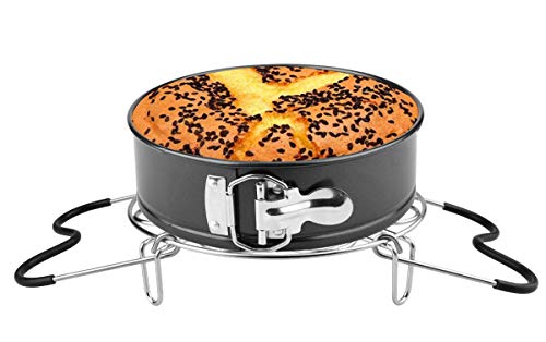Egg Steamer Rack Trivet with Heat Resistant Handles for Instant Pot Accessories 5,6,8 Quart & Pressure Cooker, Stainless Steel - color: Egg rack