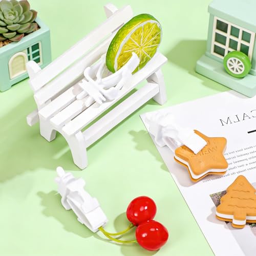10PCS Bird Cage Food Holder, Plastic Parrot Fruit Vegetable Clips, Millet Holder for Bird Cage Parrot Food Feeder Clip for Budgie Parakeet Cockatoo Macaw Cockatiel Conure-White and Green
