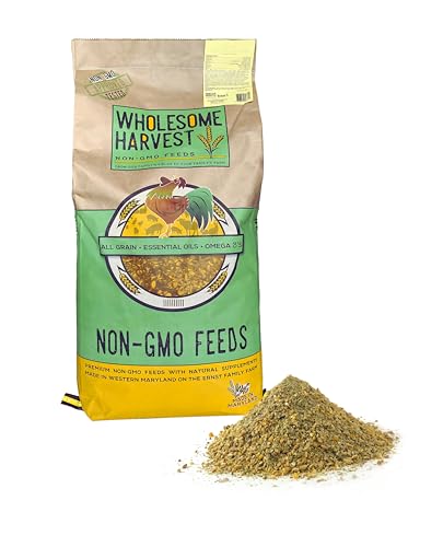 Non-GMO Turkey & Game Bird Starter Feed – 40 lb, 28% Protein, Omega-3, Calcium, Probiotics, Prebiotics & Herbs – Complete Nutrition and Quality Game Bird Feed - size: 40 Pound (Pack of 1)