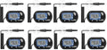 VIVOSUN 8-Pack LCD Digital Aquarium Thermometer Fish Tank Water Terrarium Temperature with Suction Cup for Turtle - size: 8 packs