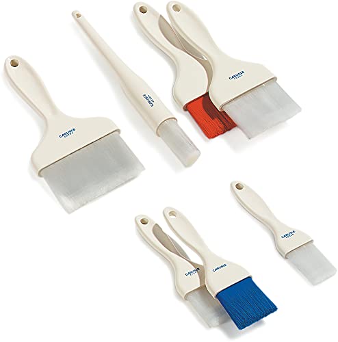 Carlisle FoodService Products 4039302 Sparta Galaxy Nylon Pastry Brush, 4", White - size: 4"