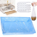 20pcs Disposable Bird Cage Liners, Large Size 28x20in Clear Plastic Parakeet Cage Liner Bag, Bird Cage Accessories Film Cover for Finches Canaries Cockatiels Birdcage and Bunny Guinea Pig(20)