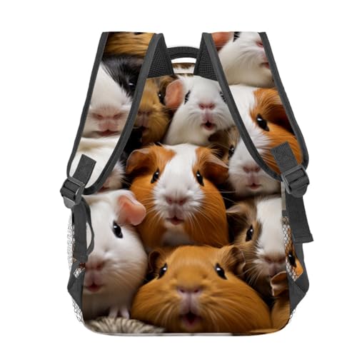 Guinea Pig Pattern Backpack Travel Backpacks Laptop Rucksack,School Bookbag for Women Kids Boys Girls,Pet Back Pack Accessories Bags,Ideal Gifts for Work, Outdoor Adventures - color: Color88