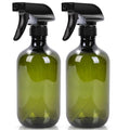 Cleaning Spray Bottles for Plants Misters Inside, 2 Pack 16.9 oz Squirt, Water Spray Bottle Mist Sprayer, No Leak Hair Mister Empty Adjustable Nozzle (Green) - color: Green, size: 16.9 oz