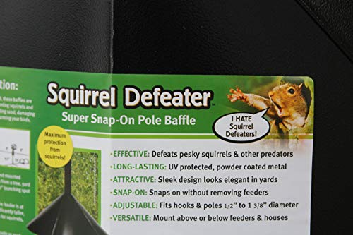 18 Inch Snap-On Squirrel Defeater Pole Baffle