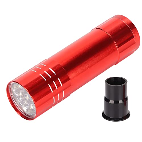 Egg Candler for Chicken Eggs LED Incubator Light Candling Checker Lamp fit for Quail Goose Dark Canary Red Cool Bright Tester - color: Red