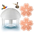 Bird Bath Water Agitator with 2 Flower 99.99% Pure Copper Disk, Battery Powered Bird Bath Circulator, Quiet Waterproof Mover Keeps Water Fresh for All Season Use (Grey Spiral) - style: Grey Spiral