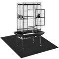 50x50 Inch Large Bird Cage Mat,Under Pet Cage Mat for Bird Cages, Dog Crate Mat Liner, Waterproof Felt Liner with Non-Slip Backing for Kennel Training, Floor Protector and Reptile Aquariums - size: 50x50 Inch