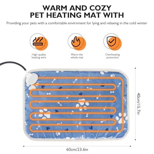Puppy Incubator with Heating - 2026 New Puppy Incubators, Temperature Control & Quiet Ventilation, Kitten Incubators, Incubator for Puppies with 3Heat Lamp (23"x17"x14")