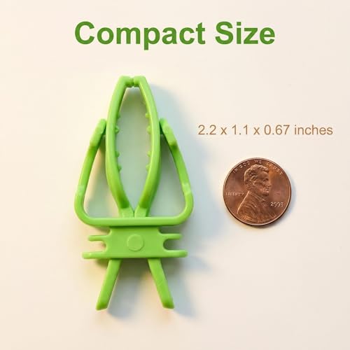 12-Pack Bird Cage Food Holder Clip Plastic Millet & Vegetable Feeder for Cockatiel, Budgie, Parakeet, Conure, Macaw & Small Birds（6 Green+6 White）