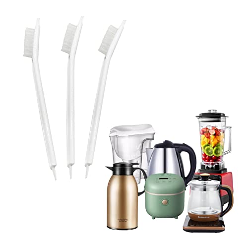 3 PCS Fruit Juicer Machine Clean Brush, Soy Milk Maker Clean Brush, Crevice Cleaning Tool Set for Toaster Sink Tile Grout Grater Seafood, Small Cleaning Supplies Gadgets for Kitchen Appliances