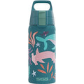 SIGG - Insulated Kids Bottle - Shield One Therm - For Carbonated Beverages - Dishwasher Safe - Stainless Steel - 17 Oz - color: Blue World