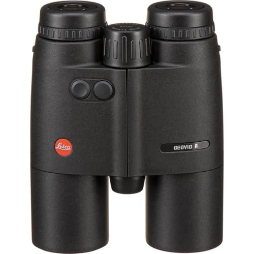 LEICA Geovid R Gen 2022 Compact Lightweight Hunting Bird Watching Rangefinder Binoculars with Carrying Strap Incuded, 10x42 - size: 10x42