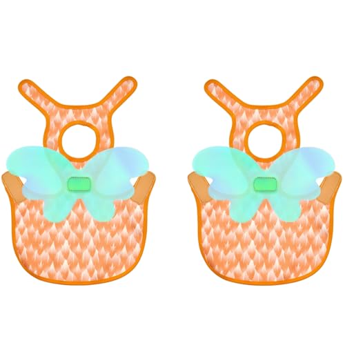 Chicken Saddles for Hens with Detachable Wings, Adjustable Hen Apron Back Protector for Feather Recovery, Double-Layer Breathable Poultry Saver for Standard Breeds (Yellow 2pcs) | Double-Layered Breathable Poultry Back Protector For Hens During Mating And