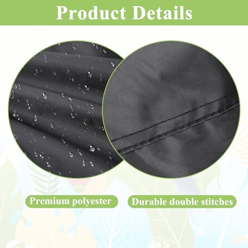 Bird Universal Pet Cage Cover, Pets Product Universal Birdcage Cover, Water-Proof Good Night Black-Out Birdcage Covers, for Parrot Parakeet Small Animal Sleeping, Black, 33L x 23W x 41H inches