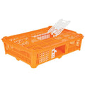 Premier 1 Quail Transport Crate - 26" L x 16" W x 5" H (Single) | For field-trials & farm use. Up to 30 quail or newborn chicks. Top & side doors. Pre-assembled, stackable. Solid floor. - size: 26.0"L x 16.0"W x 5.0"H