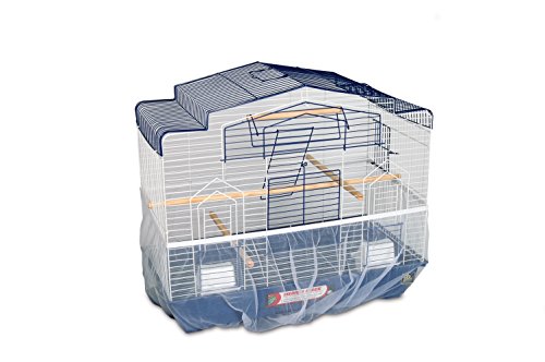 Prevue Pet Products 820W Mesh Bird Seed Catcher, White, Small/7"