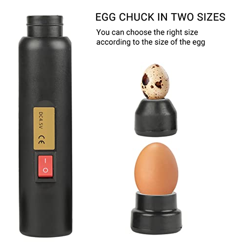 Luqeeg LED Light Egg Candler Tester, Rechargeable Egg Candler Tester for Monitoring Eggs Development, Bright Cool Light Incubator for Chickens Ducks Birds Eggs