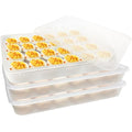 Jgalnim 3Pack Egg Trays,Deviled Egg Containers with Lid,Egg Container Carrier,Refrigerator Portable Egg Trays for 72 Eggs Storge Holder Easter Day Thanksgiving Party Home Kitchen Supplies - style: 72 eggs