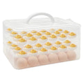 3 Layer Deviled Egg Containers with Lid,Portable Deviled Egg with Handle,Egg Carrier Holder Tray with 72 Holes for Thanksgiving Day,Party Favor Home Kitchen Refrigerator Supplies - style: 3-layer 72egg