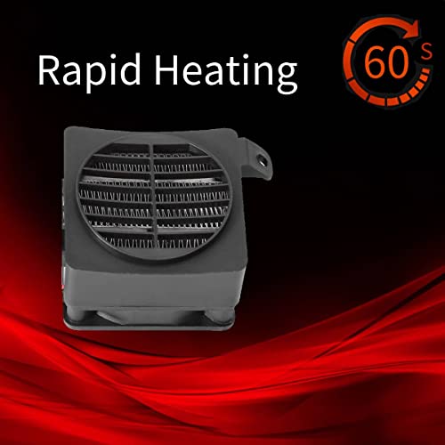 1-Pack Electric Fan Heater PTC Heater for Small Spaces and Incubators with Constant Temperature 12V 150W